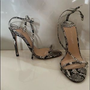 Tony Bianco- snake print heels